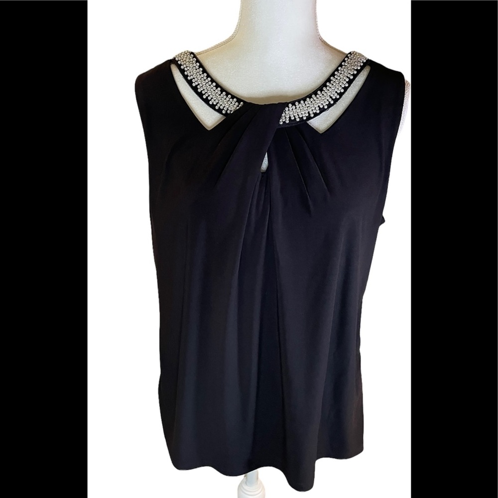 NWOT Nine West Women Black Blouse